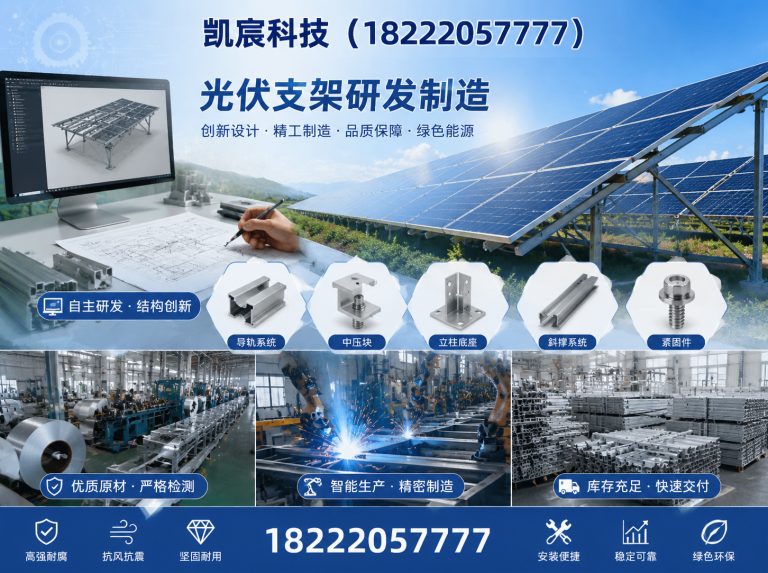 宁河区光伏支架展示图